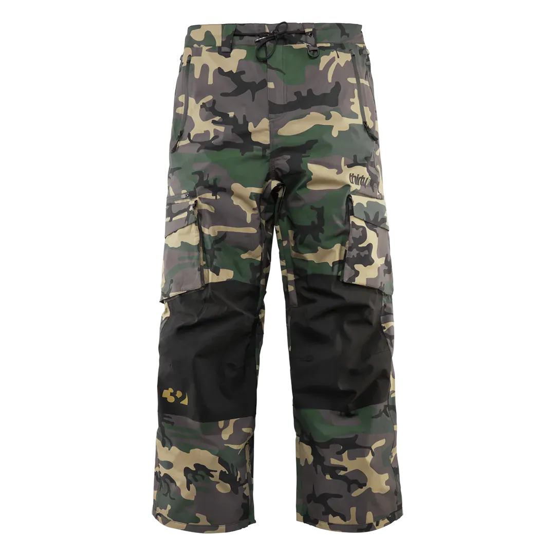 Blahzay Cargo Pant Non-Insulated Pants ThirtyTwo Rider Driven Snowboarding Snow Premium