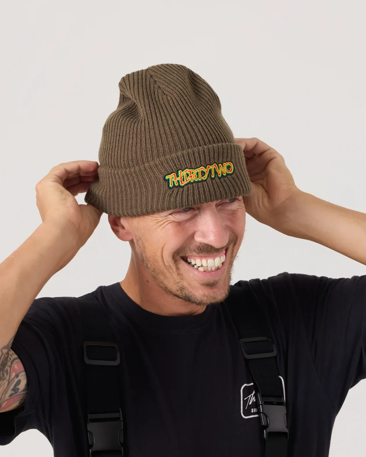 PMA BEANIE Accessories Thirtytwo TOBACCO Rider Driven Snowboarding Snow Premium T.27.BEM.PMB.258.OS.1 7630961809119