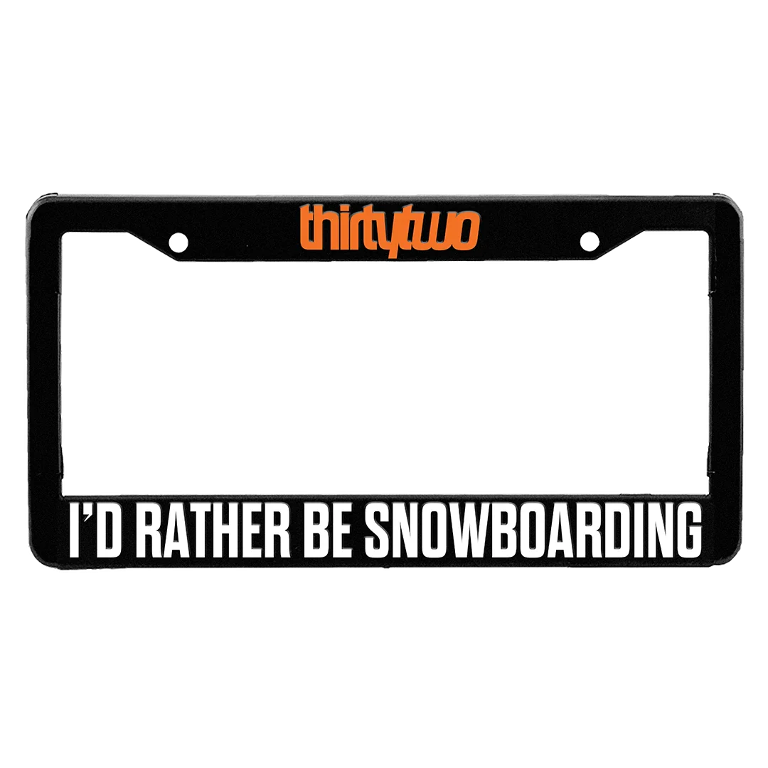 32 LICENSE PLATE FRAME