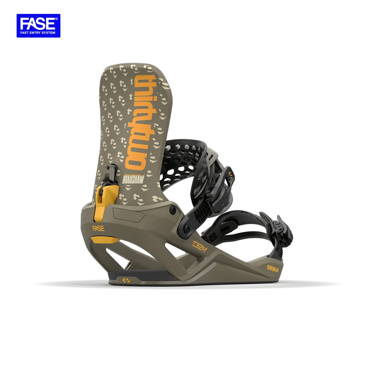 T32M Fase® X Chris Bradshaw Snowboard Binding Bindings ThirtyTwo Rider Driven Snowboarding Snow Premium