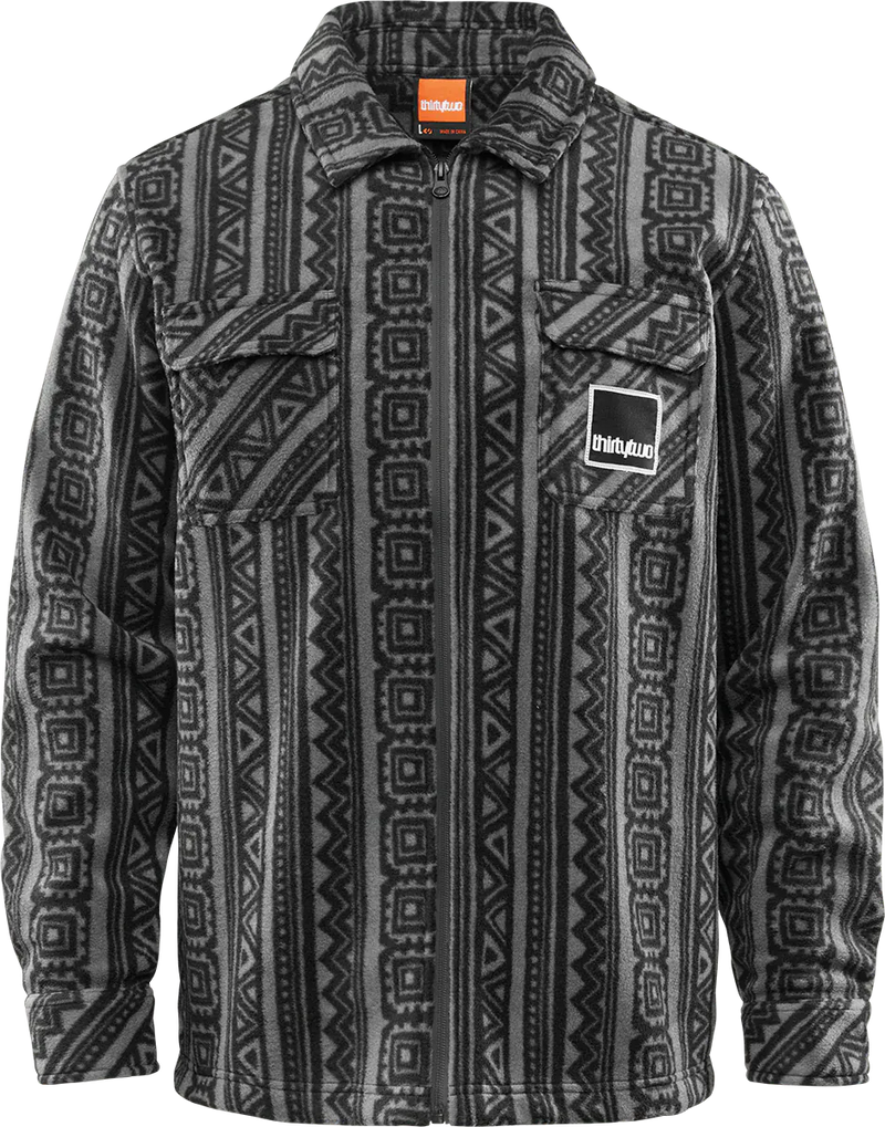 MEN'S REST STOP ZIP UP X GRENIER SHIRT