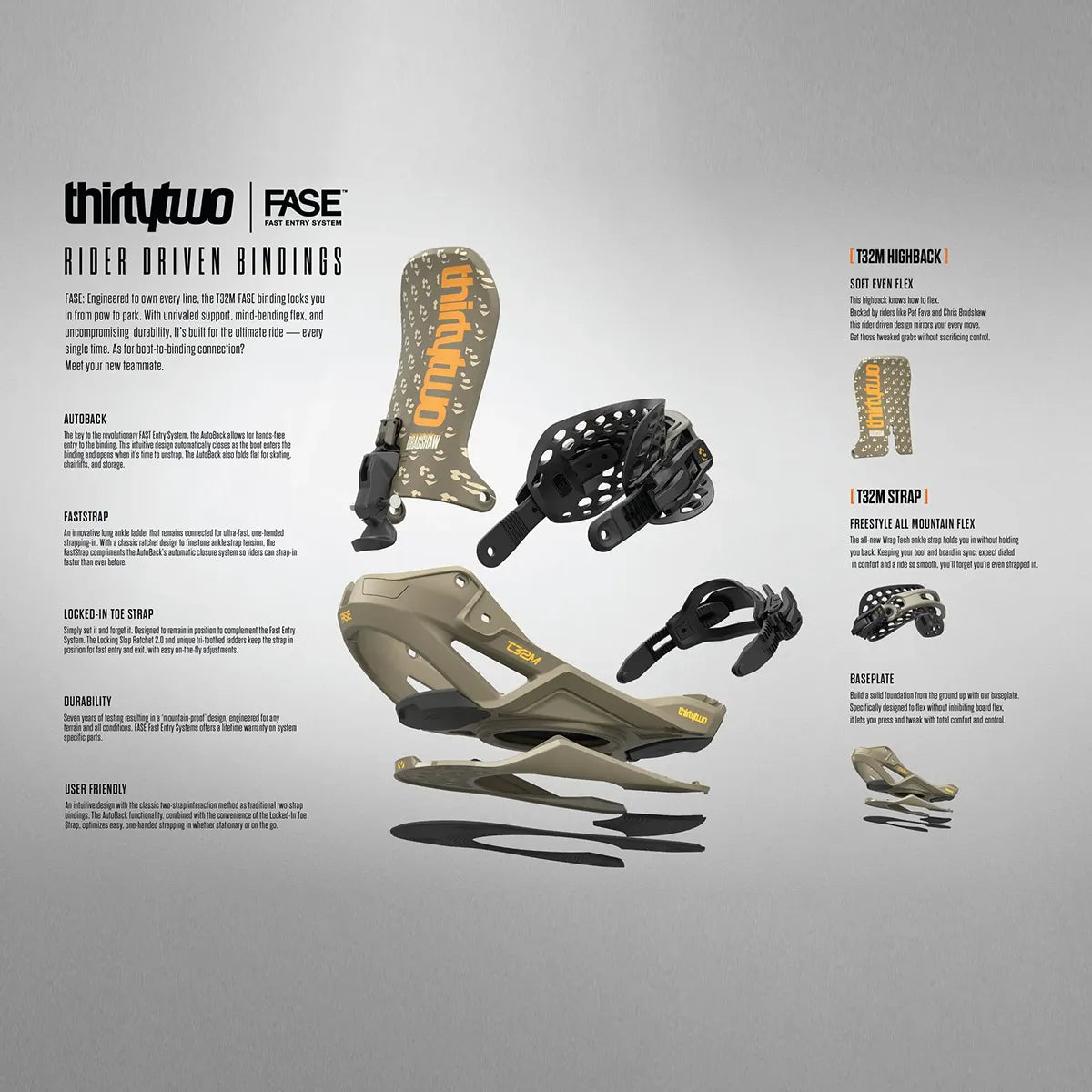 T32M Fase® X Scott Stevens Snowboard Binding