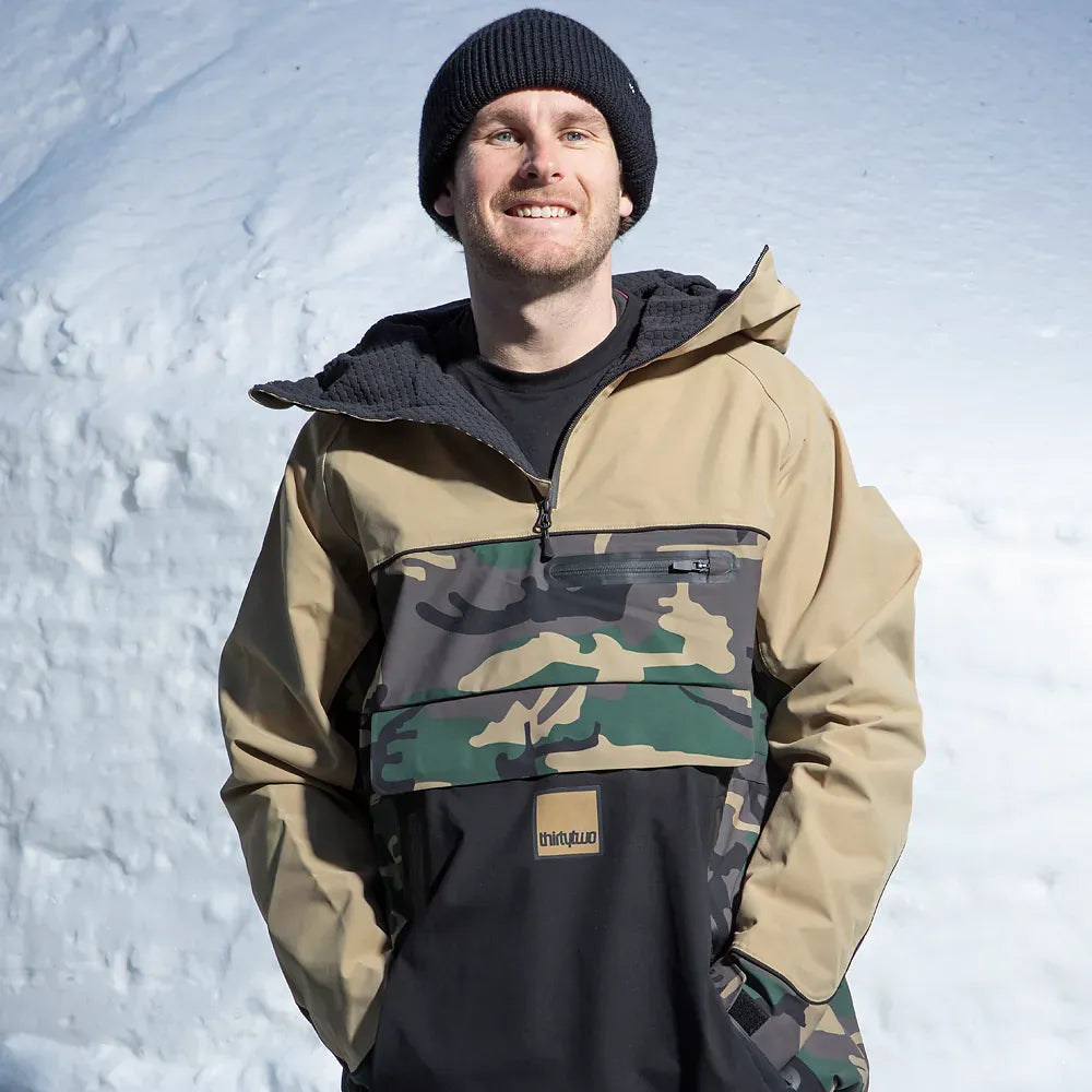 Light Anorak Non-Insulated Jacket ThirtyTwo Rider Driven Snowboarding Snow Premium