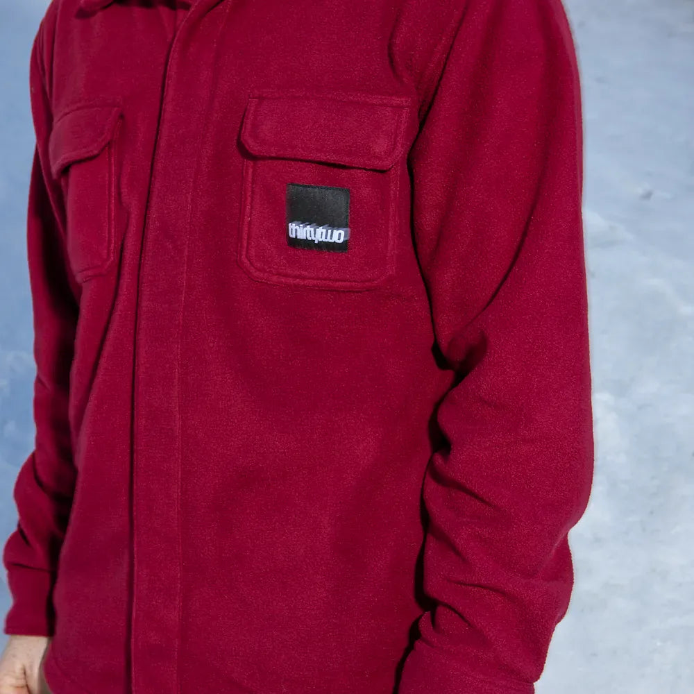 Rest Stop X Hansen Shirt Novelty Fleece ThirtyTwo Rider Driven Snowboarding Snow Premium