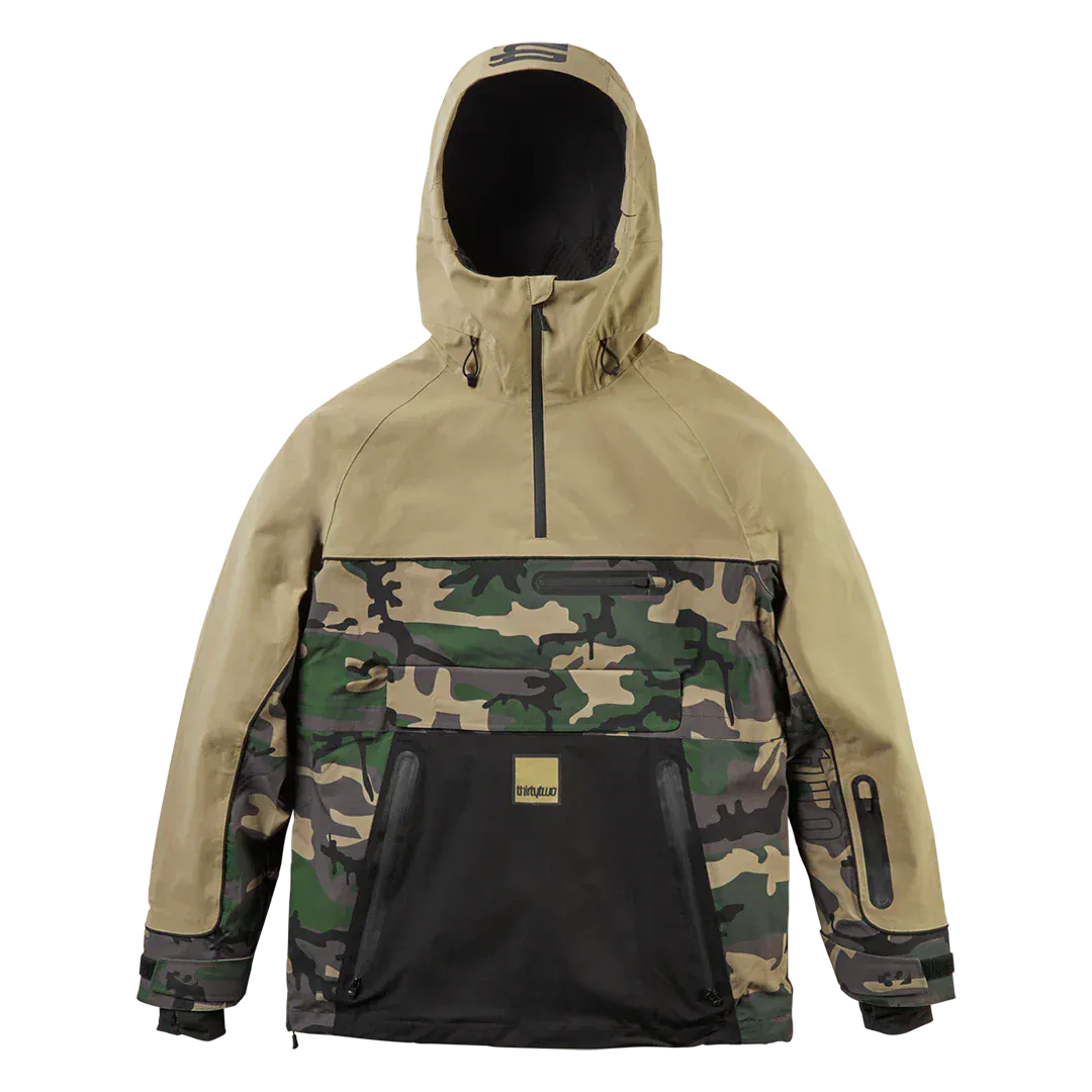 Light Anorak Non-Insulated Jacket ThirtyTwo Rider Driven Snowboarding Snow Premium