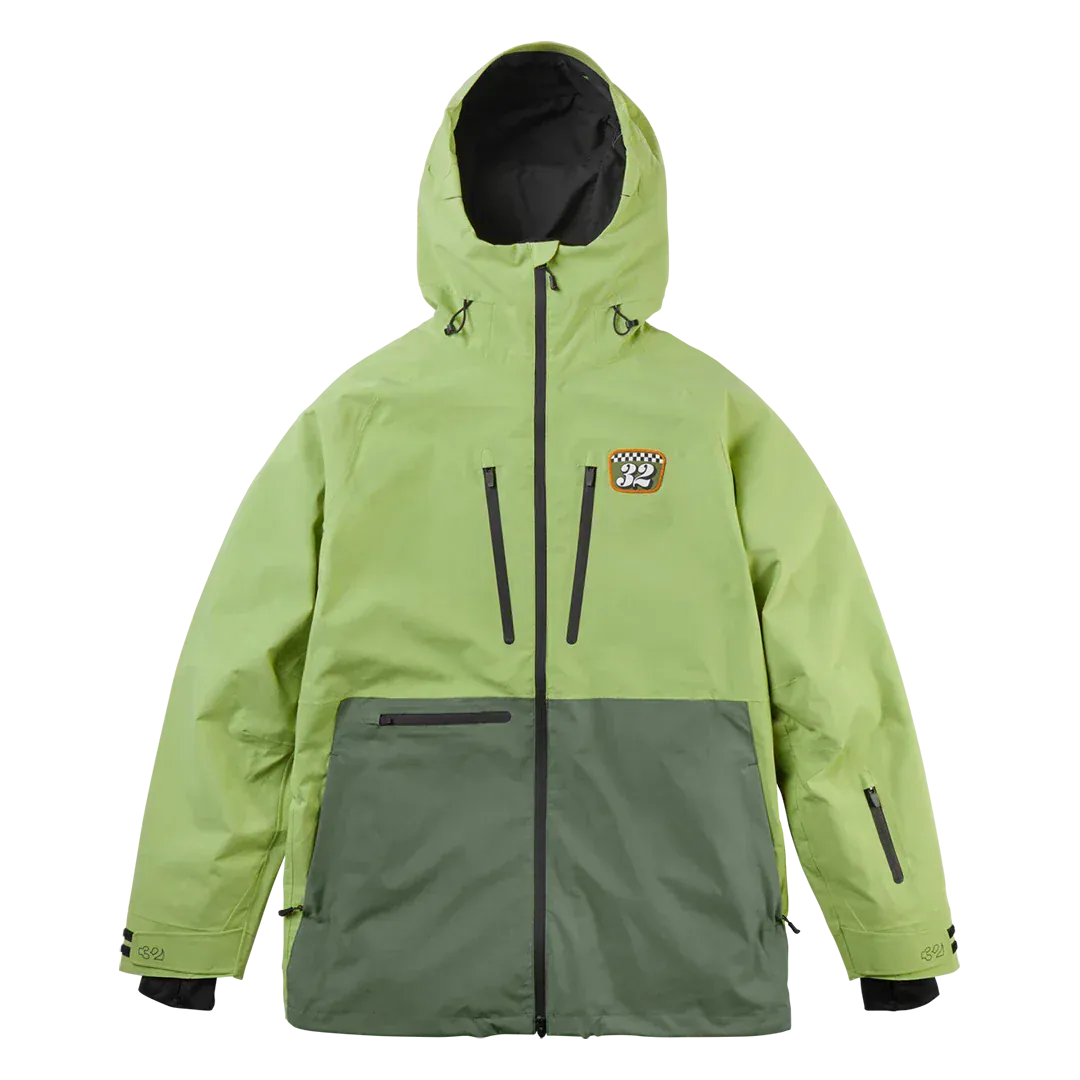 TM Recycled Patch X Grenier Jacket Non-Insulated Jacket ThirtyTwo Rider Driven Snowboarding Snow Premium