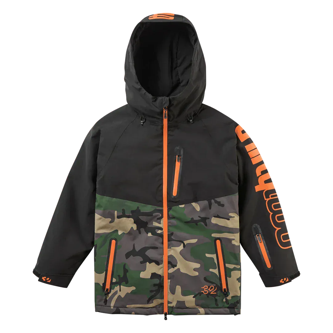 Youth Grasser Insulated Jacket Non-Insulated Jacket ThirtyTwo Rider Driven Snowboarding Snow Premium
