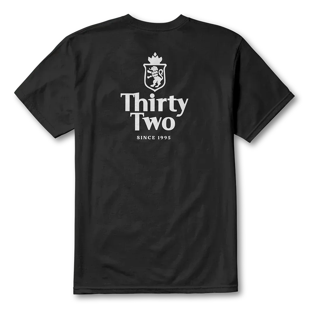 32 Art Tee S/S Basic T-Shirt ThirtyTwo Rider Driven Snowboarding Snow Premium