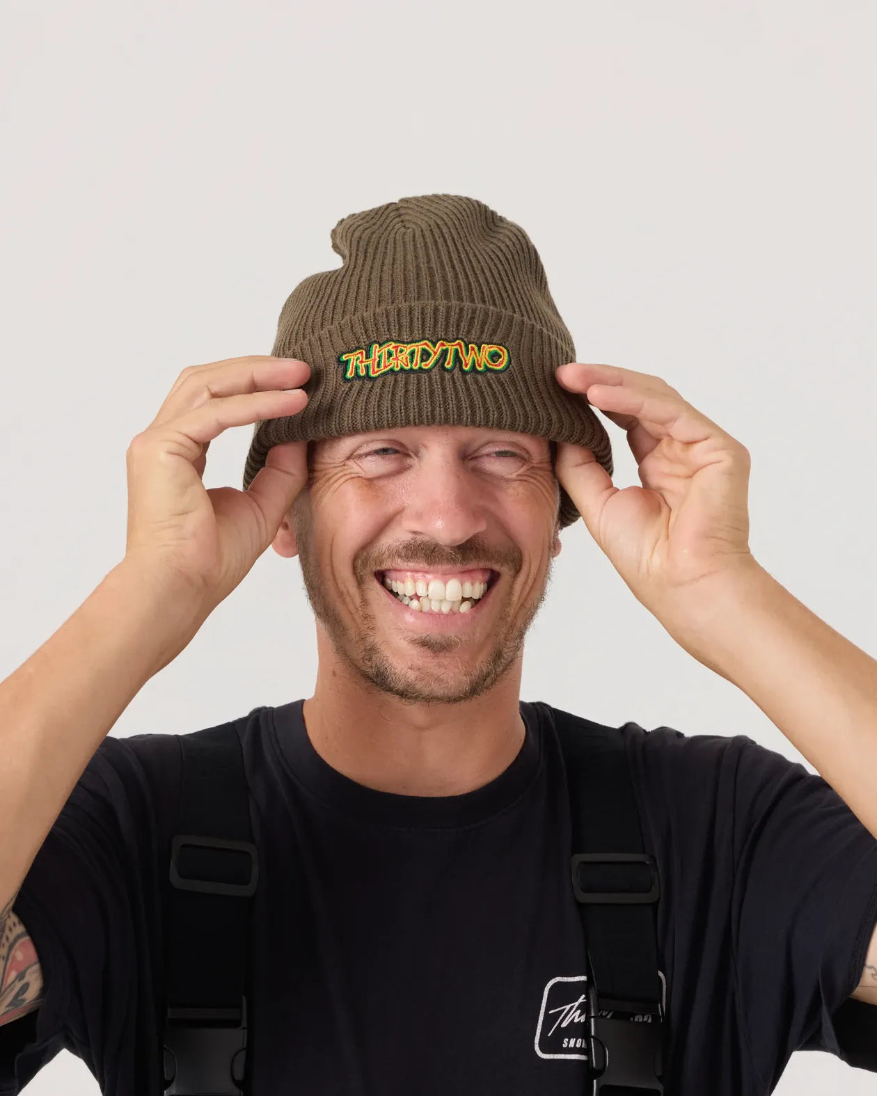 PMA BEANIE Accessories Thirtytwo TOBACCO Rider Driven Snowboarding Snow Premium T.27.BEM.PMB.258.OS.1 7630961809119