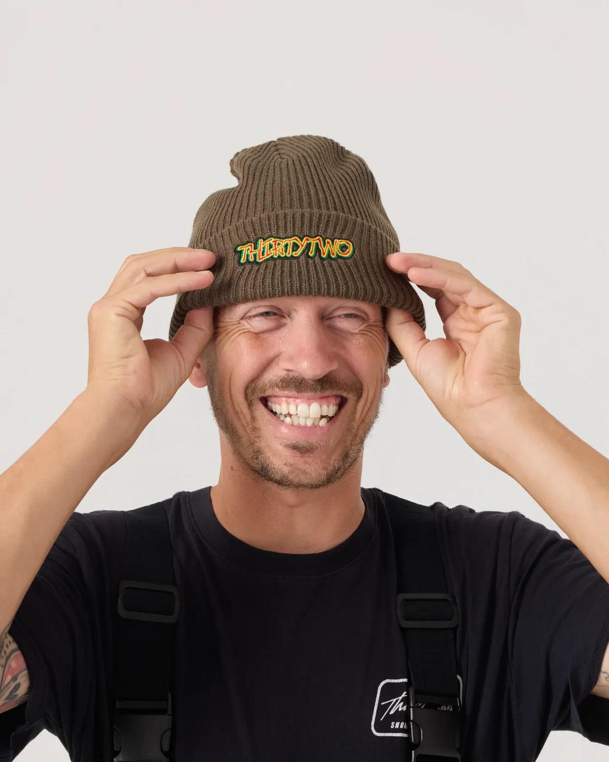 PMA BEANIE Accessories Thirtytwo TOBACCO Rider Driven Snowboarding Snow Premium T.27.BEM.PMB.258.OS.1 7630961809119