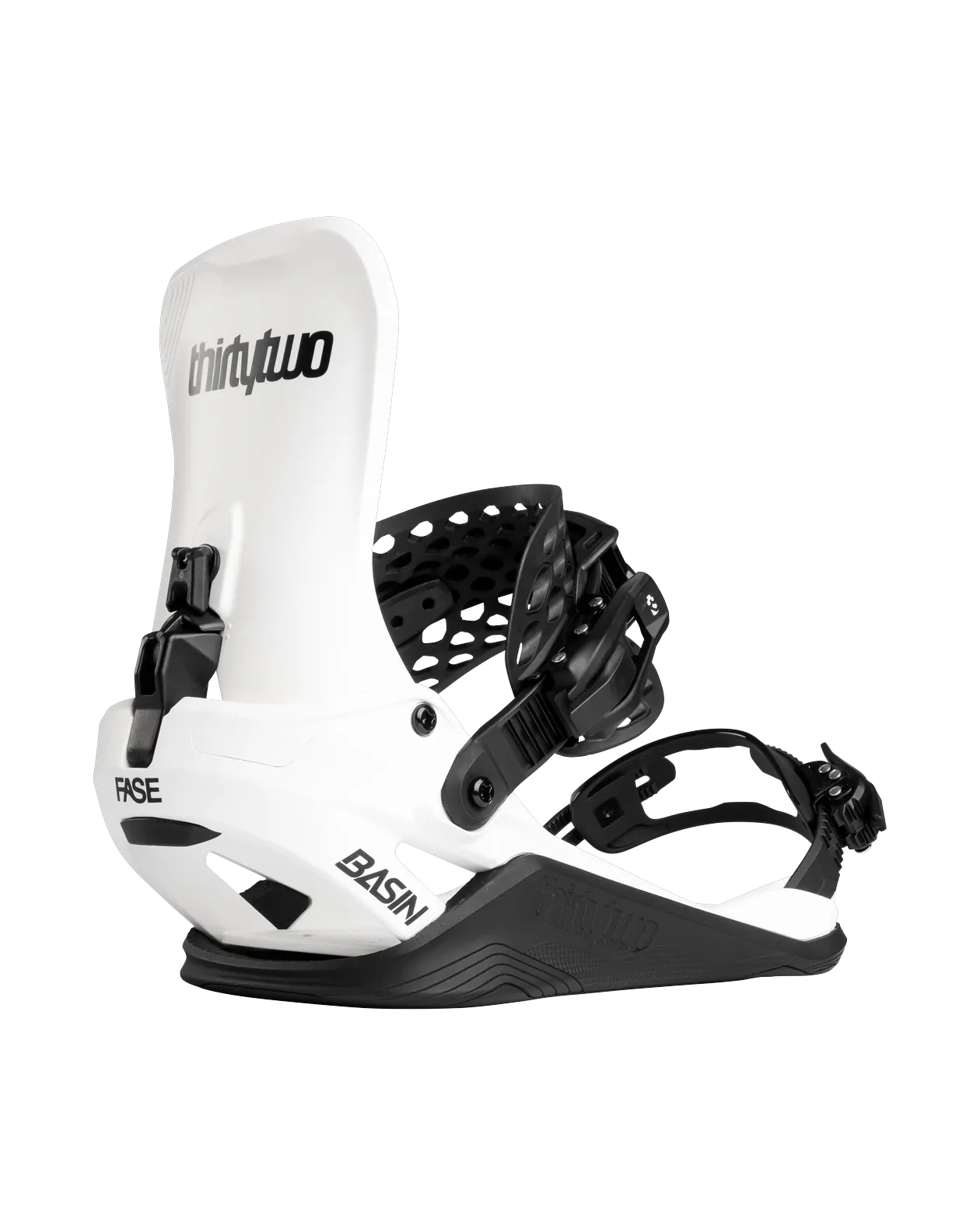 Basin FASE Bindings Thirtytwo WHITE / S Rider Driven Snowboarding Snow Premium T.27.BNU.BAS.100.2S.1 7630961803490