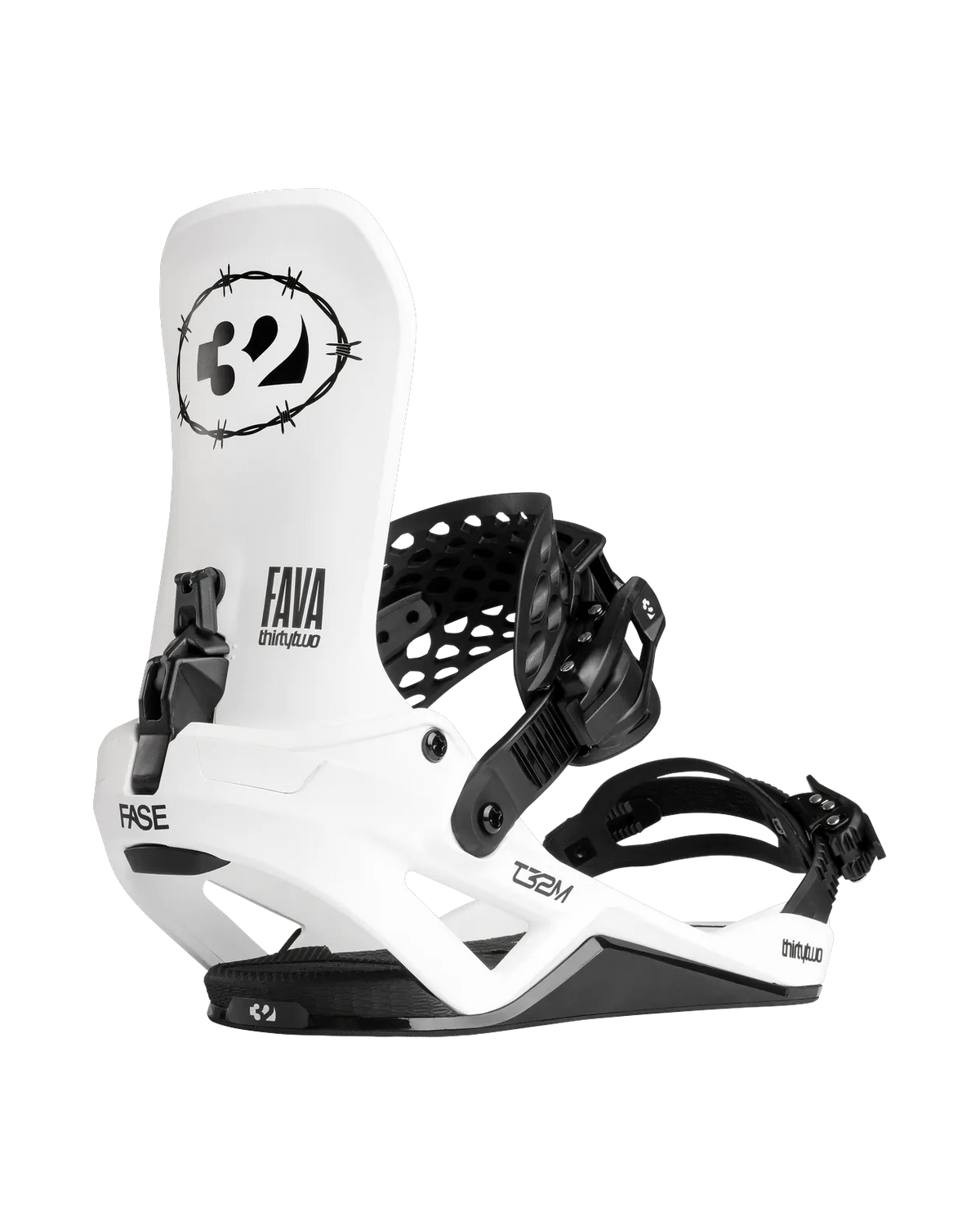 T32M Fava FASE Bindings Thirtytwo FAVA WHITE / S Rider Driven Snowboarding Snow Premium T.27.BNU.TEF.100.2S.1 7630961803346