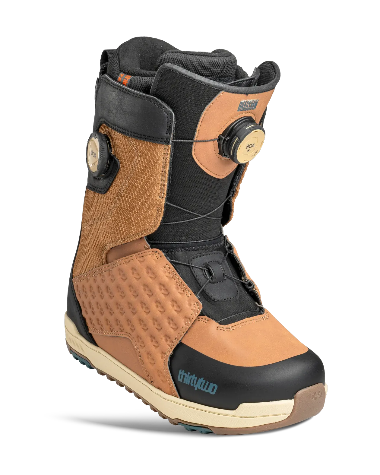 Lashed Db Bradshaw Boots Thirtytwo Brown / Black / 9 Rider Driven Snowboarding Snow Premium T.27.BTM.LDB.201.090.1 7630680898753