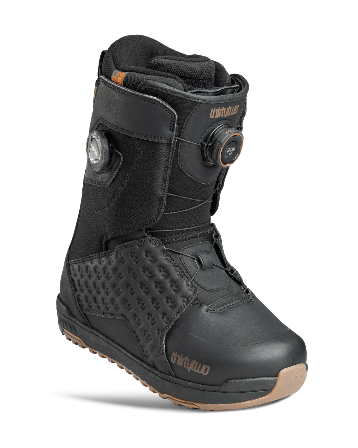 Lashed Db Boots Thirtytwo Black / Black / Gum / 9 Rider Driven Snowboarding Snow Premium T.27.BTM.LSD.544.090.1 7630680898456