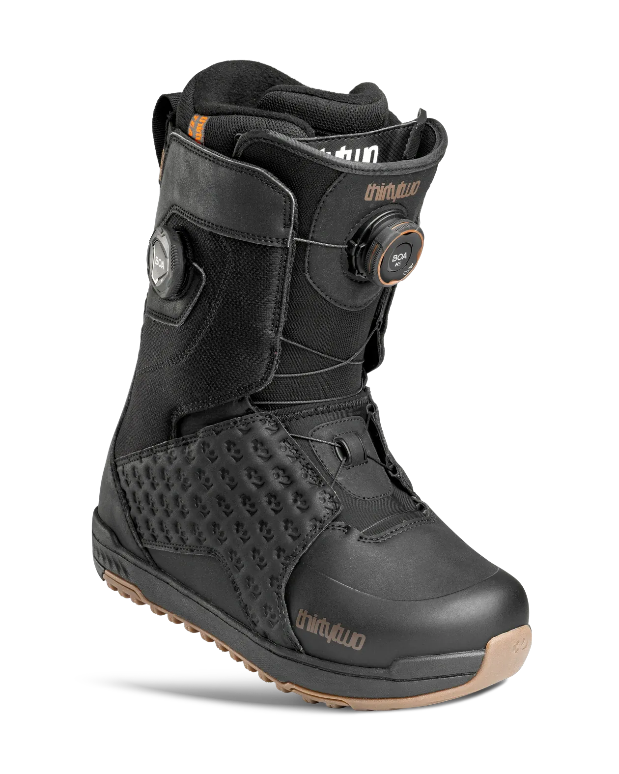 Lashed Wide Db Boots Thirtytwo Black / Black / Gum / 10 Rider Driven Snowboarding Snow Premium T.27.BTM.LWD.544.100.1 7630680898623