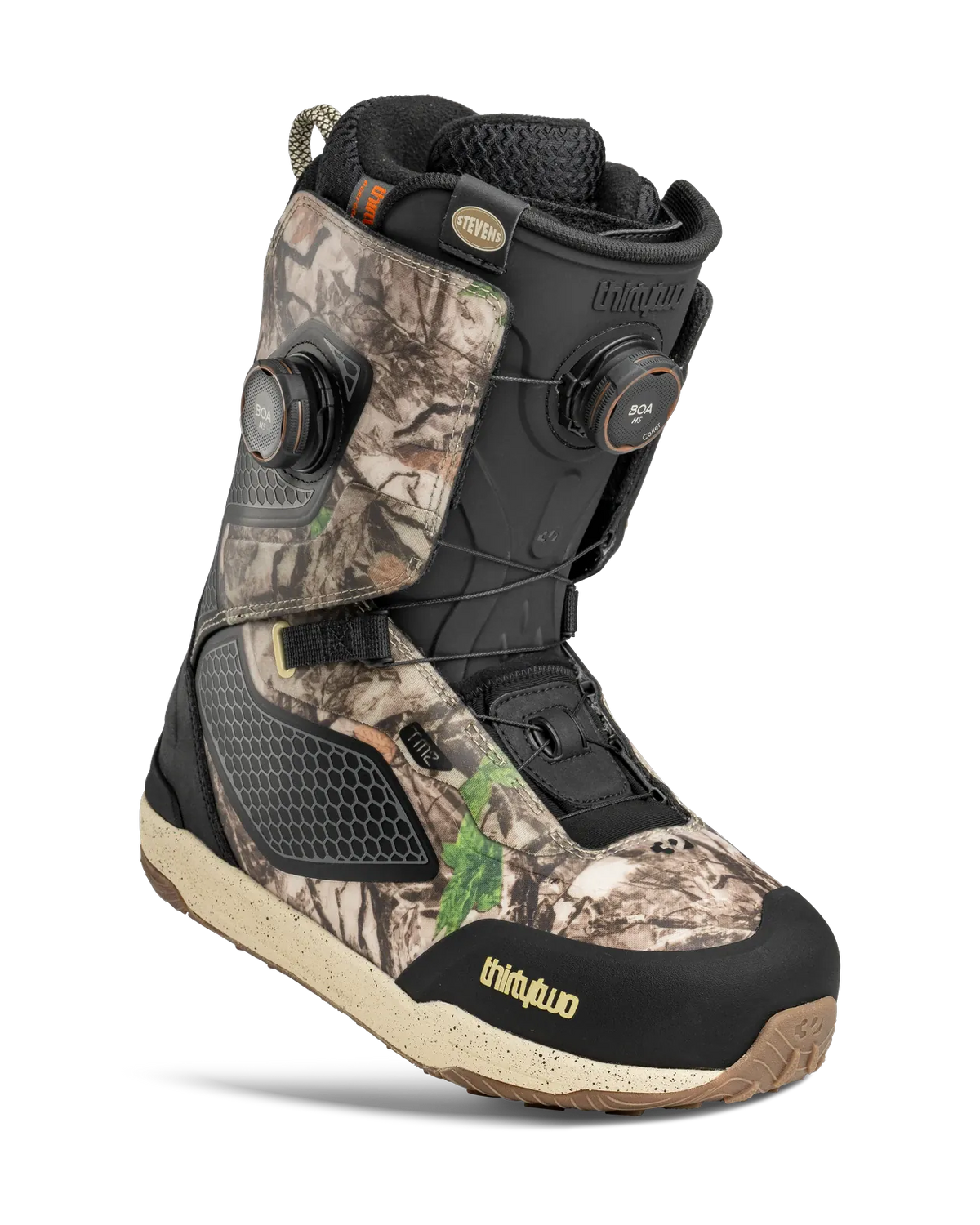 Tm-2 Db Stevens Boots Thirtytwo Camo / 7 Rider Driven Snowboarding Snow Premium T.27.BTM.TDS.341.070.1 7630680897244