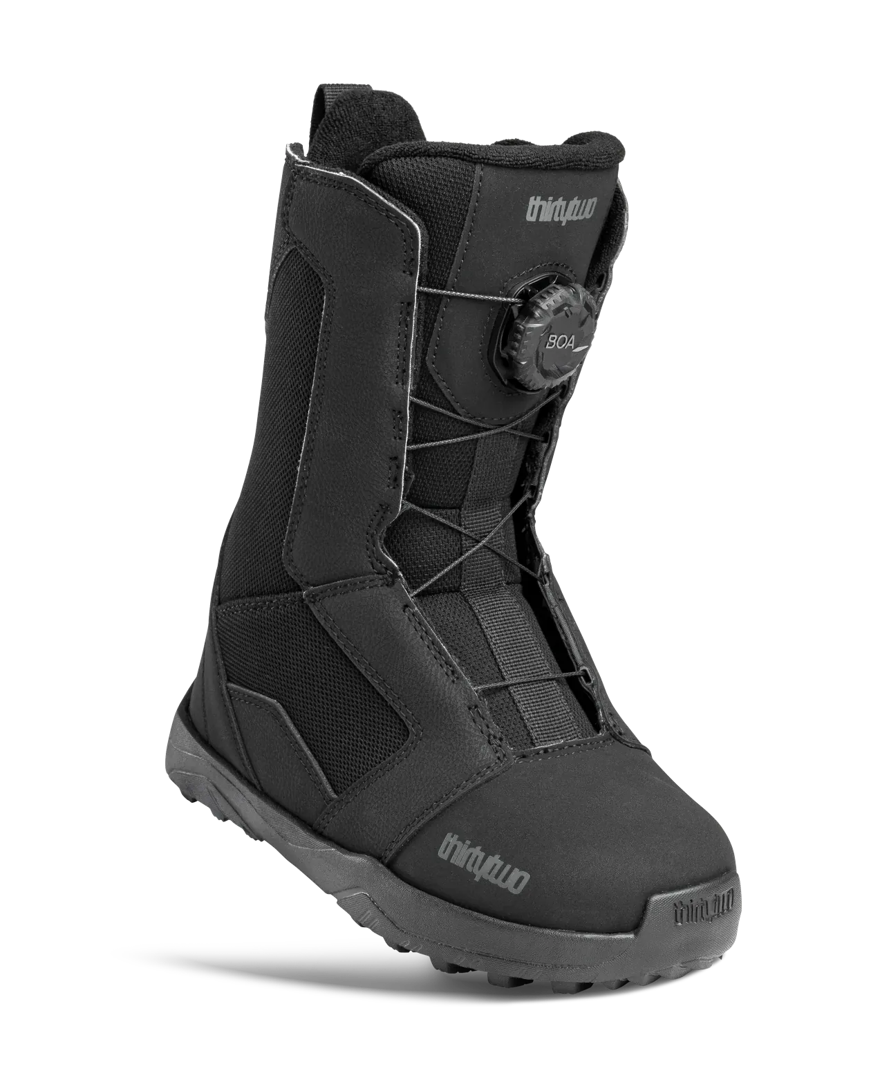 Kids Boa Boots Thirtytwo Black / 1C Rider Driven Snowboarding Snow Premium T.27.BTU.KDB.001.010C.1 7630961802448