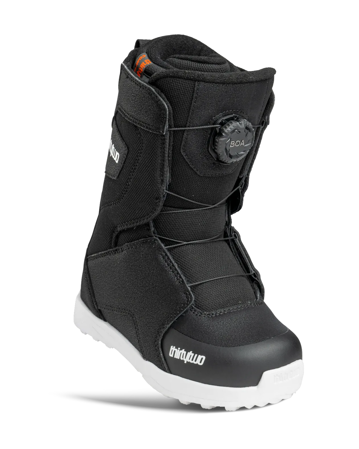 Youth Lashed Boa Boots Thirtytwo BLACK/WHITE / 1 Rider Driven Snowboarding Snow Premium T.27.BTU.YLB.976.010.1 7630961822033