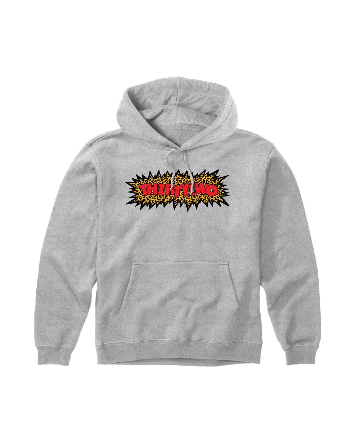 LEOPARD HOODIE Apparel Lifestyle Thirtytwo GREY/HEATHER / S Rider Driven Snowboarding Snow Premium T.27.FEM.LPH.043.2S.1 7630961807948